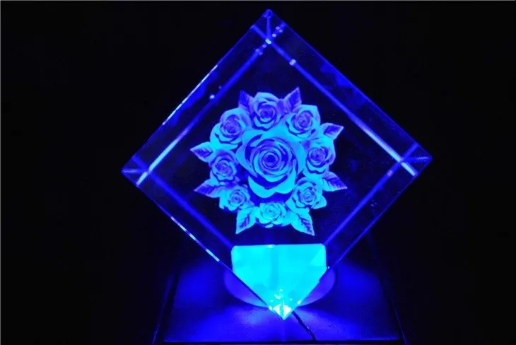 3D Laser Etching Glass