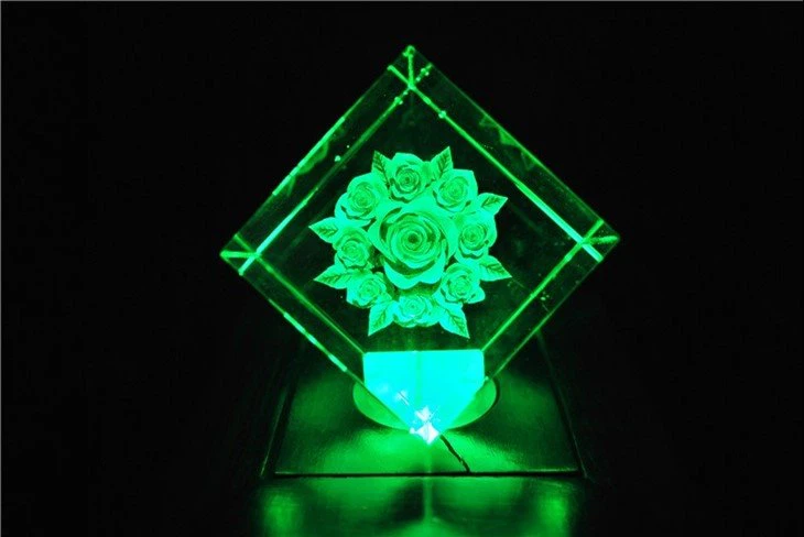 3D Laser Etching Glass