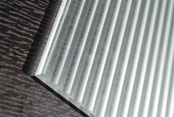 Flat Glass Decoration - Oil Sand Effect